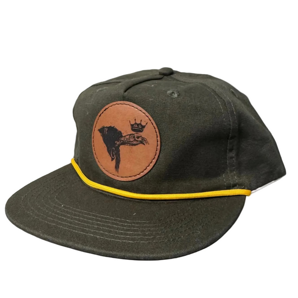 King of Spring Rope Hate - Olive/Yellow