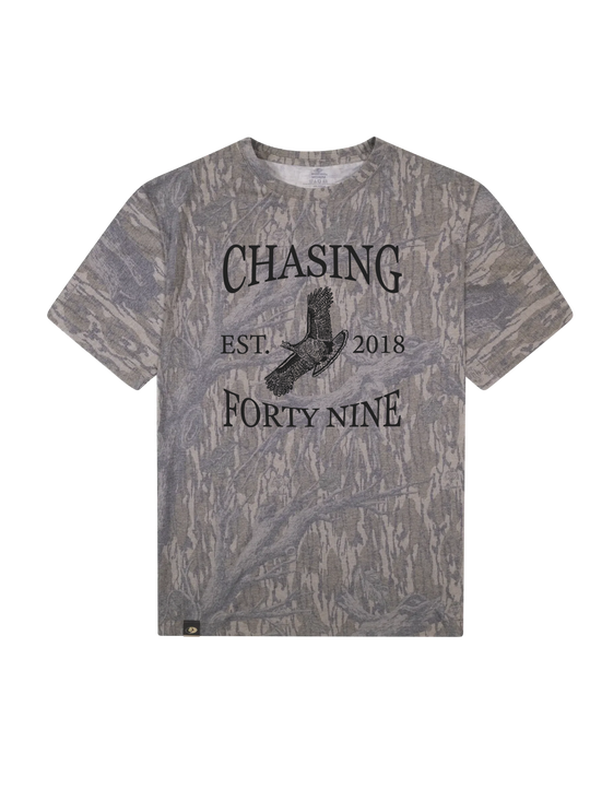Est. 2018 Flying Turkey T-Shirt - Mossy Oak Original Treestand