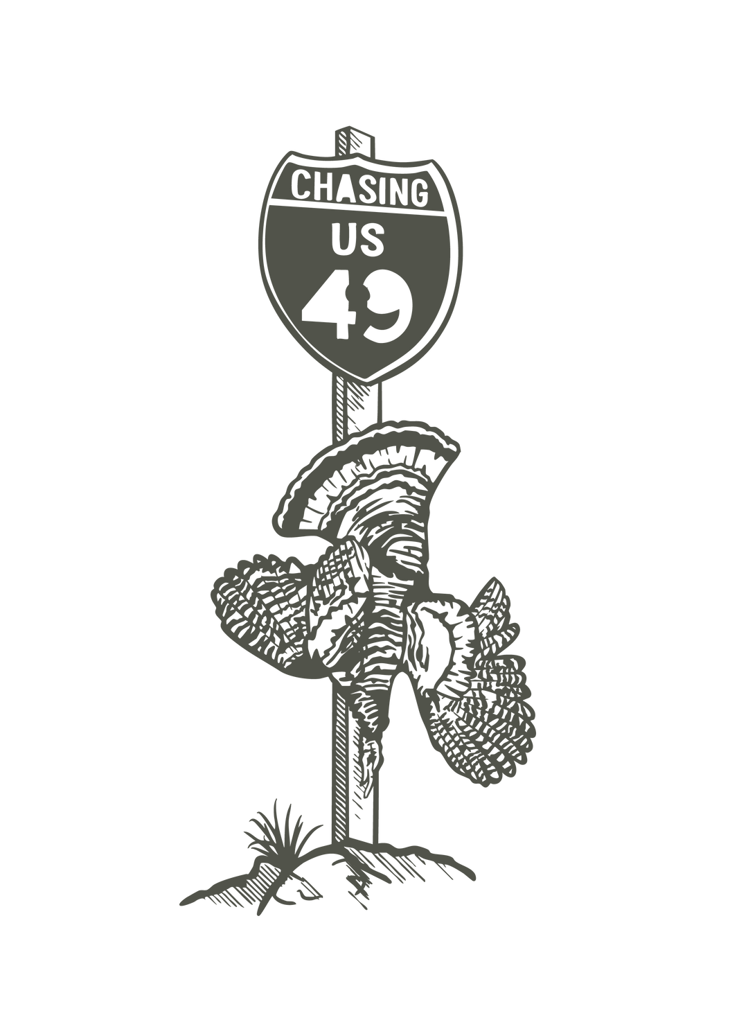 Hwy 49 T-Shirt - Light Olive