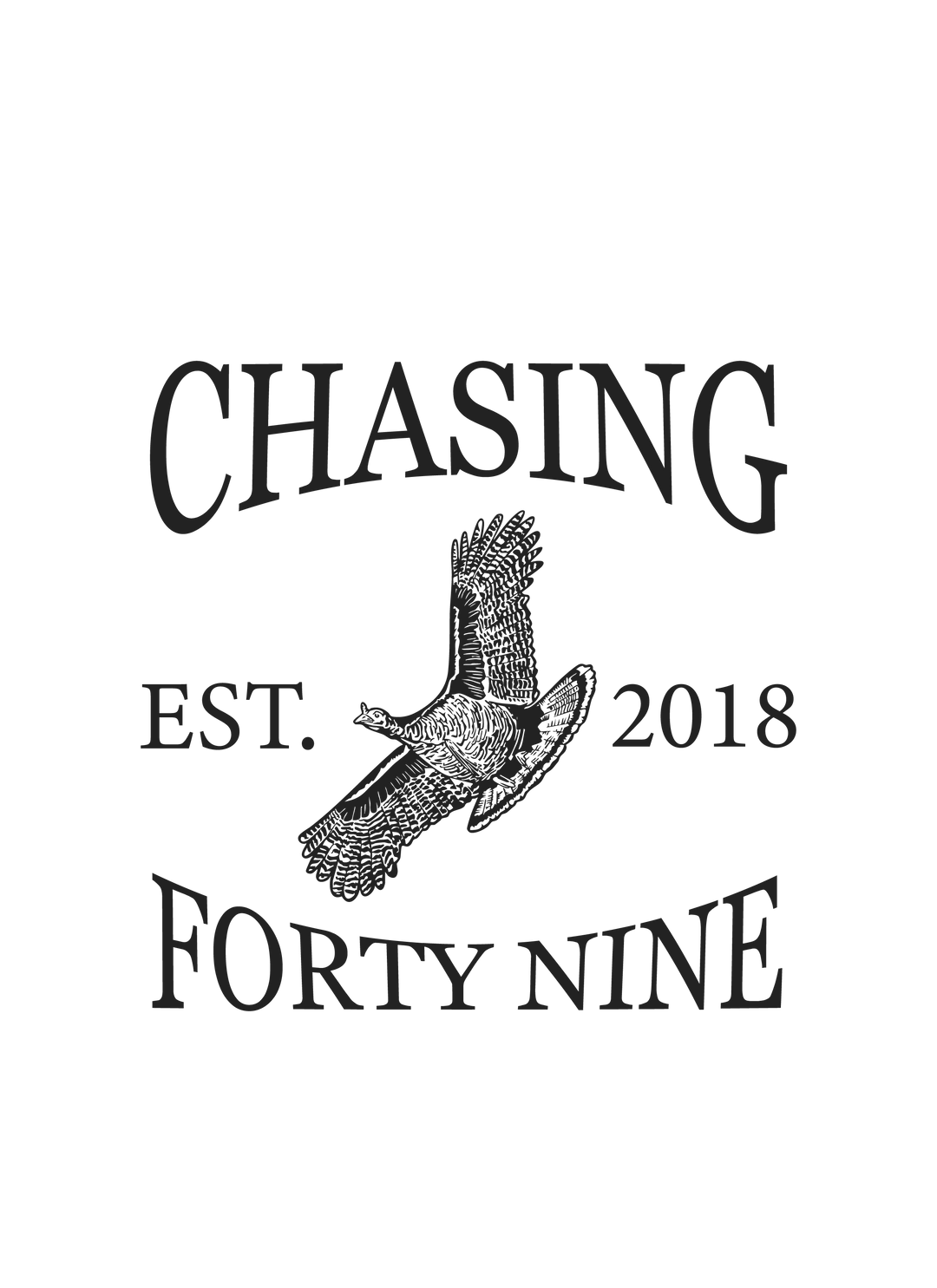 Est. 2018 Flying Turkey T-Shirt - Mossy Oak Original Treestand