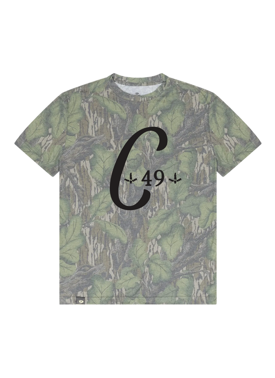 C49 Logo Mossy Oak Original Full Foliage turkey hunting T-shirt